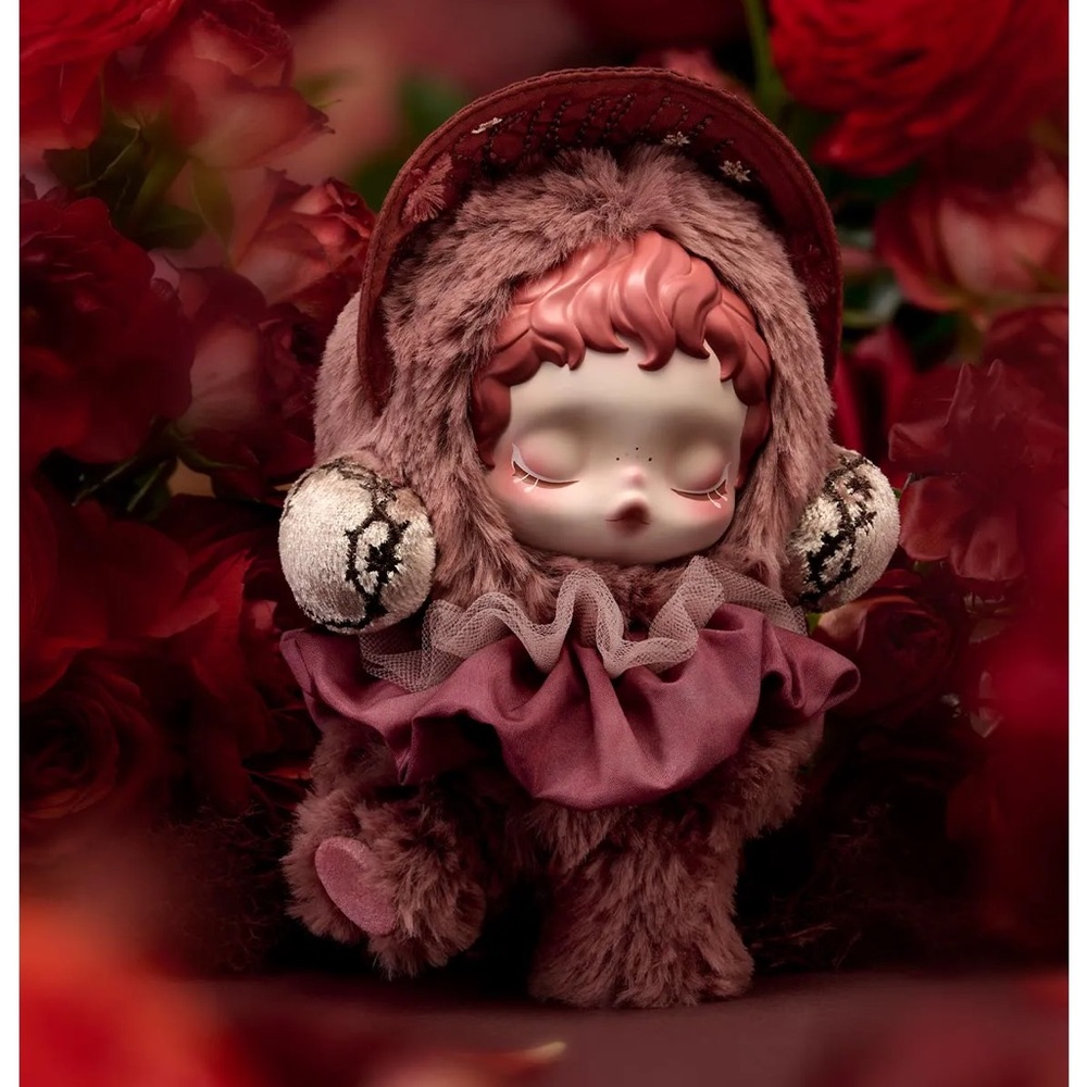Popmart Skullpanda Plush Doll - Blossom
